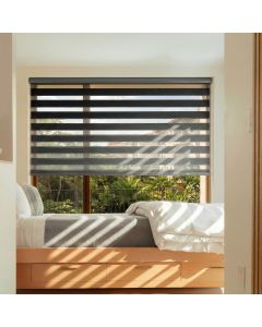 Cortina Double Vision Decorativo - Preto