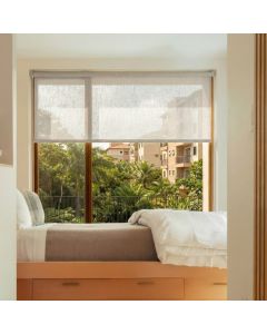 Cortina Rolô Decorativo - Cinza