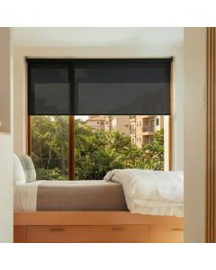 Cortina Rolô Tela Solar 01% - Preto