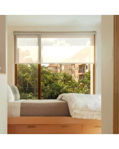 Cortina Rolô Tela Solar 05% - Branco